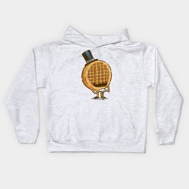 The Fancy Waffle Kids Hoodie by nickv47